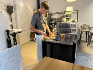   at Vegazzi Specialty Pizzeria in Budapest