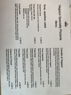   at Vegazzi Specialty Pizzeria in Budapest