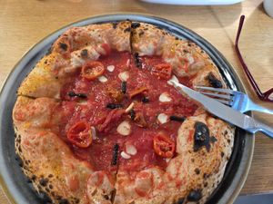 Mmmm! at Vegazzi Specialty Pizzeria in Budapest