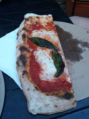 Pizza Margherita at Vegazzi Specialty Pizzeria in Budapest