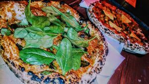 Funghi! at Vegazzi Specialty Pizzeria in Budapest