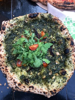Pizza verde  at Vegazzi Specialty Pizzeria in Budapest