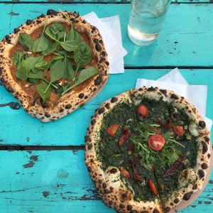 the best pizza I've ever had at Vegazzi Specialty Pizzeria in Budapest