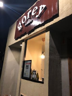 Outside restaurant view at Gorey Cafe in Kyoto