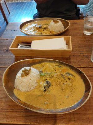 Coconut curry at Gorey Cafe in Kyoto