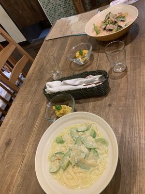 Avocado cream at Gorey Cafe in Kyoto