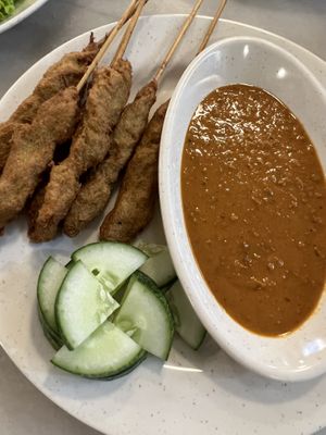 Satay   at Lily's Vegetarian Kitchen - Georgetown in Penang