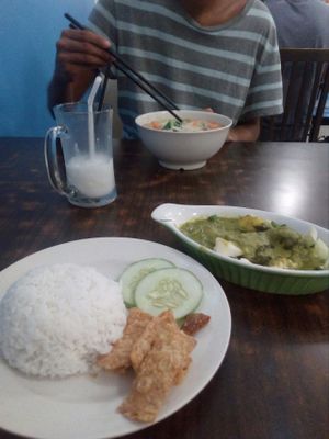 Green curry  at Lily's Vegetarian Kitchen - Georgetown in Penang