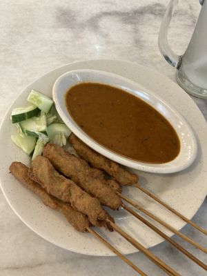 Satay: protein rich and delicious   at Lily's Vegetarian Kitchen - Georgetown in Penang