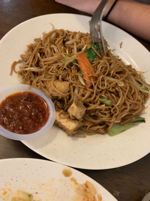 Noodles at Lily's Vegetarian Kitchen - Georgetown in Penang