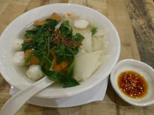 mee hoon kuey at Nature Cafe - Suntec City in Central Singapore