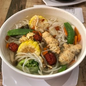 Herbal Burdork Noodles at Nature Cafe - Suntec City in Central Singapore