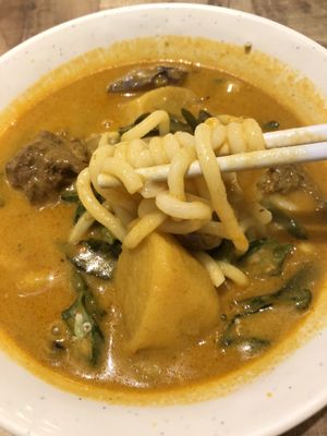 Curry udon  at Nature Cafe - Suntec City in Central Singapore