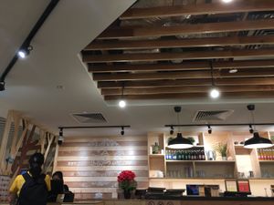 Ceiling  at Nature Cafe - Suntec City in Central Singapore