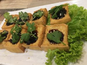 Tofu at Nature Cafe - Suntec City in Central Singapore