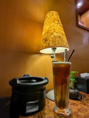 ice tye guan yin (love it) at Zhu Li Guan in Taipei