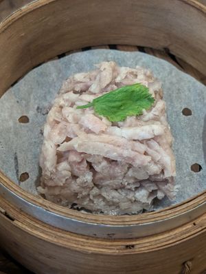 Traditional steamed taro that's at Zhu Li Guan in Taipei