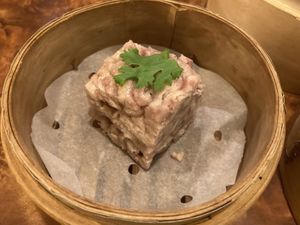 Savory taro cake (古早味芋頭糕) at Zhu Li Guan in Taipei
