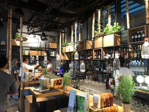 water hole  :) at Hans im Glück in Central Singapore