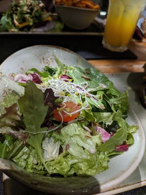 Side salad as one of the sides at Hans im Glück in Central Singapore