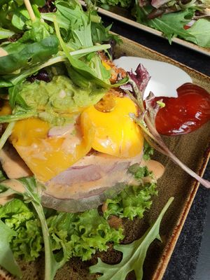 Golden slice cheese ~ Circuit Breaker Period Phrase 2 at Hans im Glück in Central Singapore