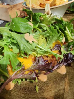 Fresh salads ~ Circuit Breaker Period Phrase 2 at Hans im Glück in Central Singapore