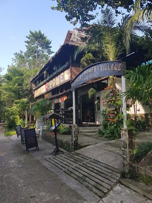 Flower Power Farm village at Flower Power Restaurant in Koh Phayam