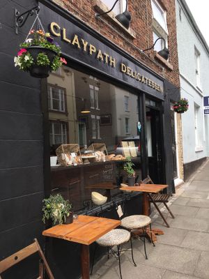 Summer seating  at Claypath Delicatessen in Durham