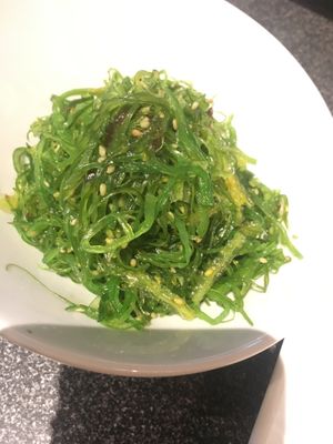 Seaweed salad at Ok Bicycle Shop in Mobile