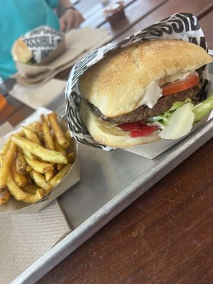 My husband ordered for me… I would’ve added some more condiments 😂 still so good tho!   at Gott's Roadside in Napa