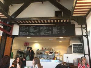 Bar at Green Canteen in Amsterdam