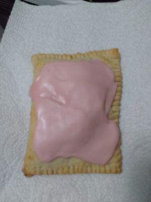 Fruit-filled cherry pop tart!  So delicious.  at Water & Wheat in Coloma