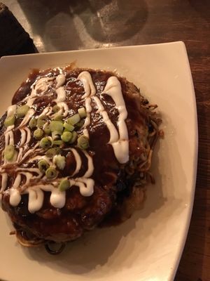 Okonomiyaki  at Slices in Osaka