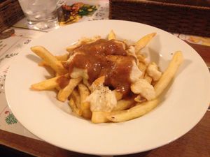 Poutine! at Slices in Osaka