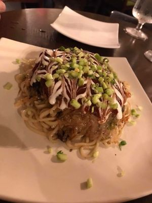 Vegan Okonomiyaki at Slices in Osaka