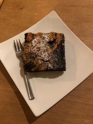 Vegan brownie  at Slices in Osaka