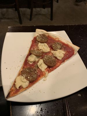 Pepperoni slice  at Slices in Osaka