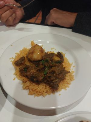 Potato dish at Taj Mahal  in Oaxaca