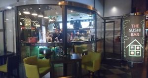 Outside at EverGreen Sushi in Zagreb