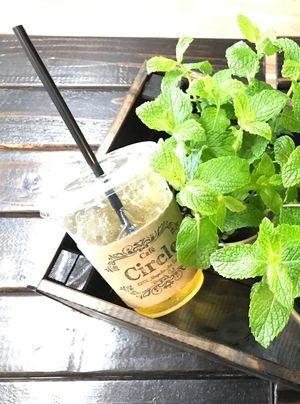 Mint tea at Cafe Circle in Riverside