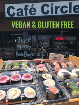 Vegan & Gluten Free at Cafe Circle in Riverside