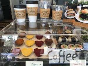Vegan treats at Cafe Circle in Riverside