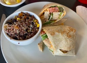 Buffalo Chix Wrap  at Ocala's Downtown Diner in Ocala