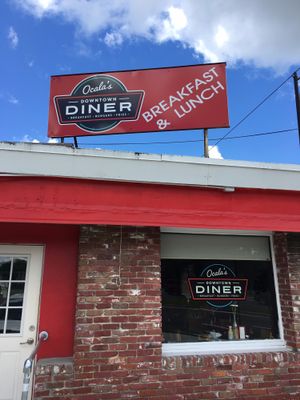 Ocala's Downtown Diner Exterior at Ocala's Downtown Diner in Ocala