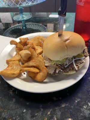 Impossible Burger 🤤  at Ocala's Downtown Diner in Ocala