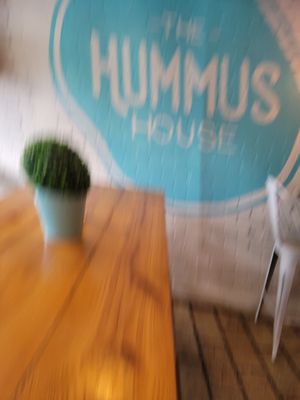 Inside at The Hummus House in Fort Lauderdale