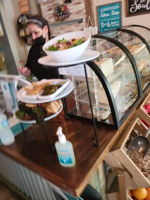 Tons of choices at The Hummus House in Fort Lauderdale