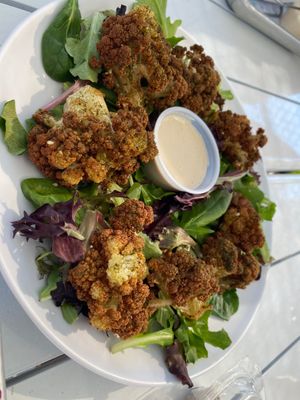 Fried Cauliflower. at The Hummus House in Fort Lauderdale