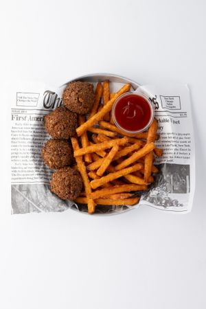 Kid's Meal Falafel & Fries at The Hummus House in Fort Lauderdale