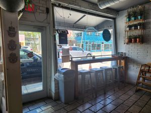 bar stool  at The Hummus House in Fort Lauderdale